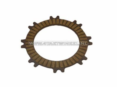 Clutch friction disc C50, C70, Dax, double coated, with forks, original Honda