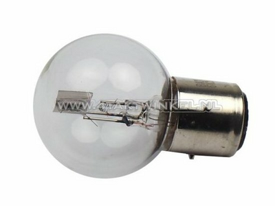 Bulb headlight BA21D, dual, 12 volt, 36-36 watt, Dax 3-pin