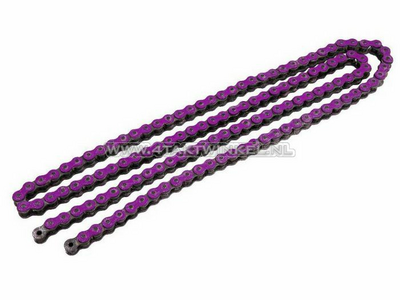 Chain 420 CYC, purple metallic, 130 links