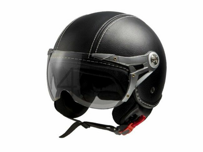 Helmet MT, Le Mans Soul Retro, leather black, Sizes XS to XXL