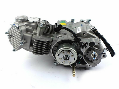 Engine, 160cc, Manual clutch, YX, 4-speed, silver
