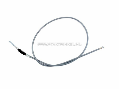 Brake cable 102cm + 8cm, gray, fits C50, CY50, Dax, SS50 +8cm