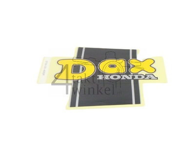 Sticker Dax body yellow, right original Honda