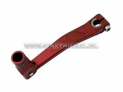 Gear pedal, CNC red