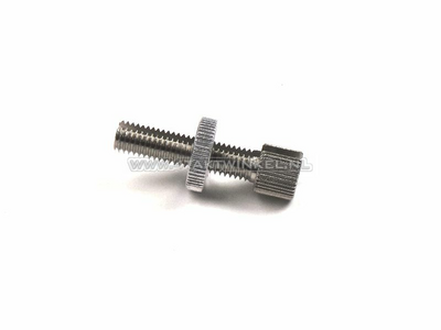 Cable adjuster, m8 thread with slot, 45mm