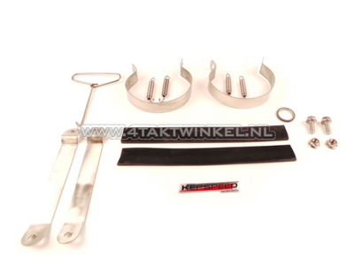 Exhaust tuning, down swept, double, basic, carbon, Kepspeed