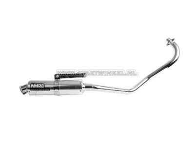 Exhaust tuning, down swept, NHRC HC-0116, Aluminum