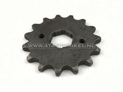 Front sprocket, 428 chain, 20mm shaft, 15, Ace / Ape 125