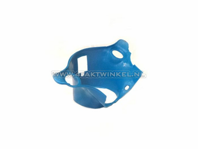 Handlebar collar with choke, blue, fits C50 OT
