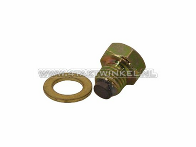 Oil drain plug magnetic m12 x 1.5 type 2
