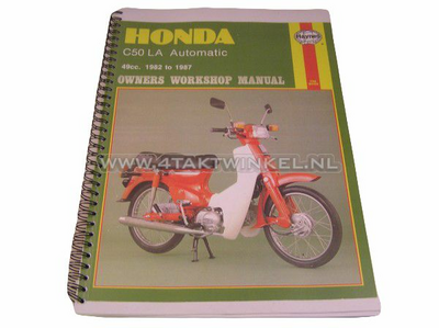 Workshop manual, Honda C50 automatic