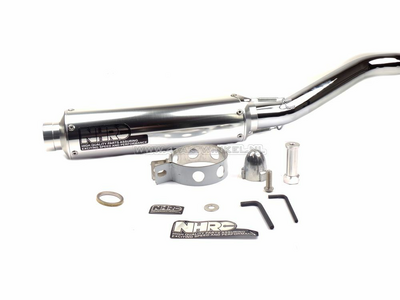 Exhaust tuning, up swept, NHRC N-0130a, aluminum