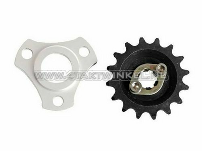 Front sprocket with offset and rear sprocket spacer, Monkey, 7mm