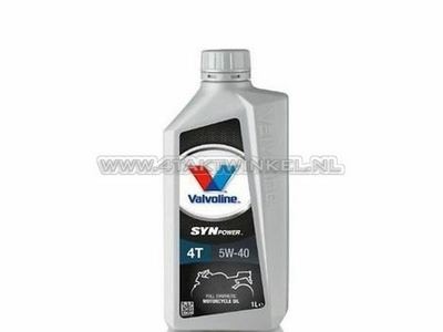 Oil Valvoline 5w-40 full synthetic, 4-stroke, 1 liter