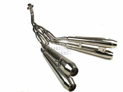Exhaust tuning, down swept Four, Monkey, Dax