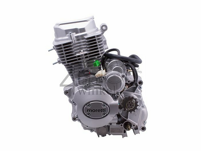 Engine, 150cc, manual clutch, 5-speed, standing cylinder