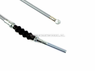 Brake cable 102cm + 8cm, gray, fits C50, CY50, Dax, SS50 +8cm