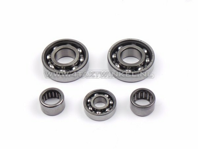 Bearing set, engine, with needle bearings, fits SS50, C50, Dax