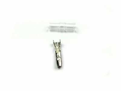 Connector Japanese bullet man + sleeve, per 10 pieces