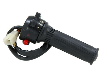 Switch right Dax light without brake lever, black