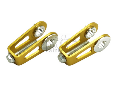 Chain tensioner set, for Kepspeed swingarm, Gold