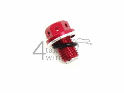 Oil drain plug magnetic m12 x 1.5 type 4, red