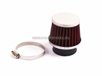 Power filter 39mm, straight, red