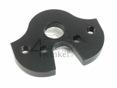Triple clamp C50, for risers / handlebar clamps, black