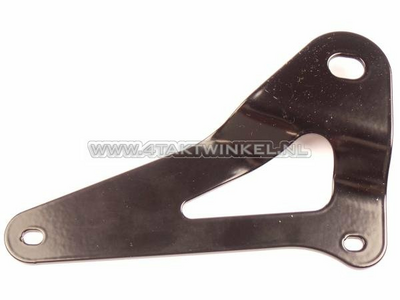 Exhaust mounting plate, black, fits SS50, CD50