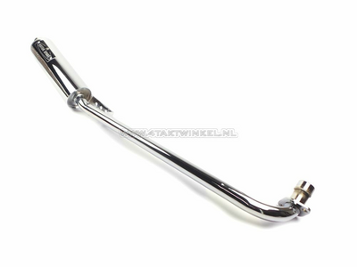 Exhaust tuning, down swept, single, Motorsport big hole, fits SS50, CD50, C50