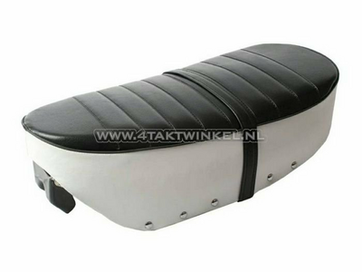 Seat, standard 2.5 black / white, fits Dax with 2,5L frame