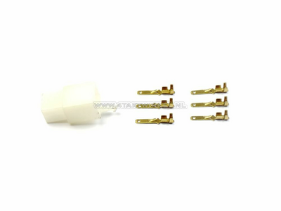 Connector Japanese, housing Connector 6-pin male