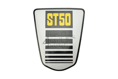 Sticker emblem under seat large, ST50, fits Dax K3