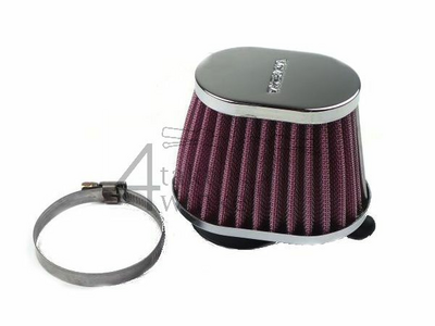 Power filter 42mm, straight, oval, Takegawa
