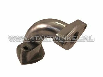 Manifold Dax, Monkey, 18mm, straight to rear, wide flange, polished