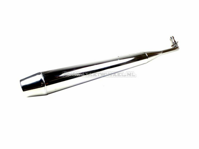 Exhaust standard, whisper, thick bend, fits C50, C70, C90