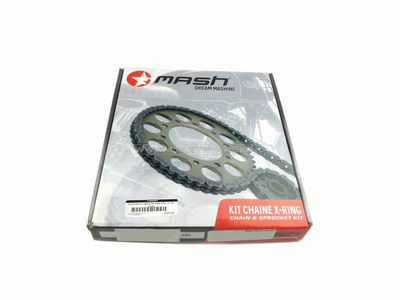 Sprockets and chain set, Mash Fifty, 13 - 52, x-ring, 17mm shaft